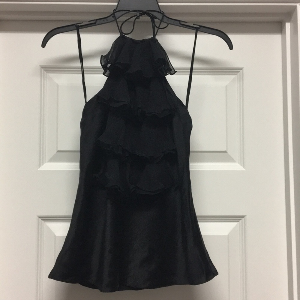 RALPH LAUREN silk halter top